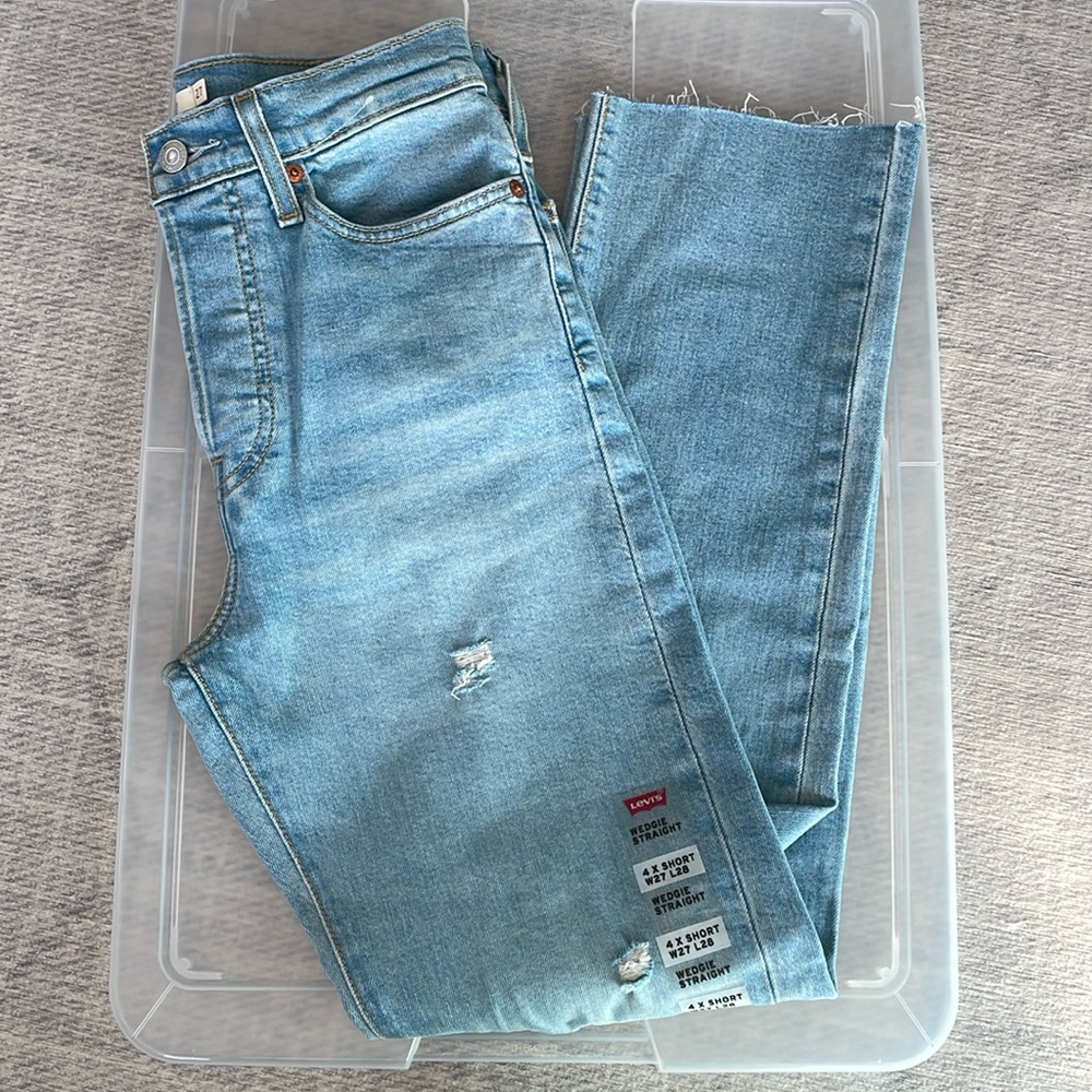 Levi’s Wedgie Straight Jeans  4 X Short W37 L28